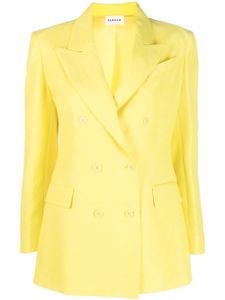 P.A.R.O.S.H. blazer à boutonnière croisée - Jaune