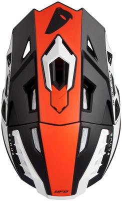 UFO PLAST crosshelm "echus helmet echus m bl./orange/white matt