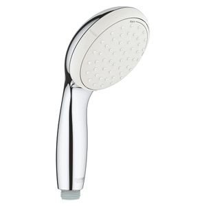 Handdouche Grohe New Tempesta 10cm 2 Straalsoorten Chroom/Wit