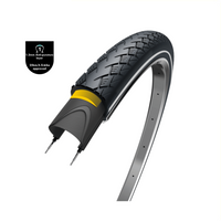 Wolff metro elite (1.2mm anti-leklaag), zwart met reflectie, 26x1.75, etrto 47-559,