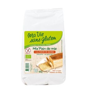 Wit broodmix met quinomeel bio glutenvrij
