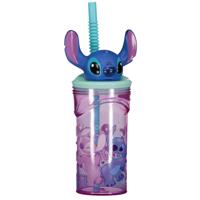 Drinkbeker met rietje Stitch