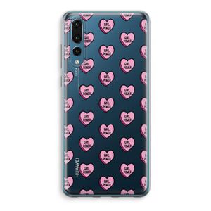 GIRL POWER: Huawei P20 Pro Transparant Hoesje