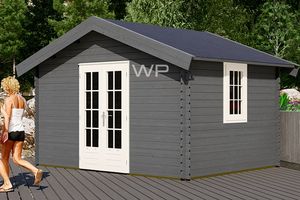 Woodpro Blokhut/Tuinhuis Maurik 400x300 cm- Zadeldak- Hout- Woodpro