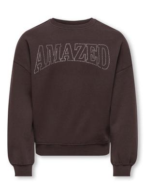Kids ONLY winter sweater meisjes - zwart - KogKiki - oversize fit