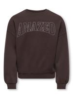 Kids ONLY winter sweater meisjes - zwart - KogKiki - oversize fit
