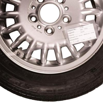 EICHNER wiel / banden aanhanger set wheel/tyre trailer 100 piece pack