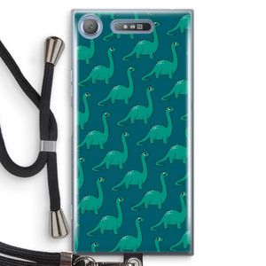 Diplodocus: Sony Xperia XZ1 Transparant Hoesje met koord