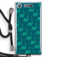 Diplodocus: Sony Xperia XZ1 Transparant Hoesje met koord