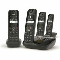 Draadloze telefoon Gigaset AS690A Quattro Zwart