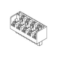 Molex 399400204 Printklem Aantal polen 4 1 stuk(s) - thumbnail