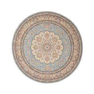 Heritaged Rond Vintage buitenkleed - Valenca Nova lichtblauw|beige -