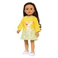 Heless Poppen tuniek bunny lou, 28-35 cm