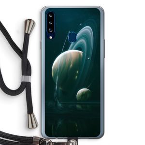Mercurius: Samsung Galaxy A20s Transparant Hoesje met koord