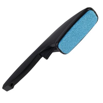 Benson Kledingborstel - zwart/blauw - 26 cm - ontpluizer - pluizenverwijderaar - inklapbaar