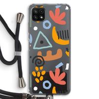 Abstract: Samsung Galaxy A22 5G Transparant Hoesje met koord Abstract: Samsung Galaxy A22 5G Transparant Hoesje met koord