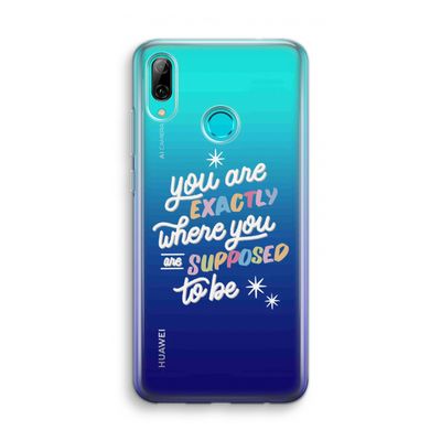 Right Place: Huawei P Smart (2019) Transparant Hoesje