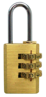 Werkzeyt Hangslot Messing 29X3Mm - B34122