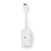 Nedis DisplayPort-Adapter | DisplayPort Male | Schakelbaar | 0.2 m | Wit | 1 stuks - CCGP37366WT02 CCGP37366WT02