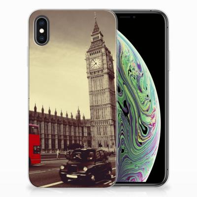 Apple iPhone Xs Max | Silliconen Back Cover | Londen