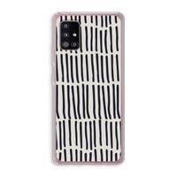 Moroccan stripes: Samsung Galaxy A51 5G Transparant Hoesje