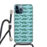 Kroko: iPhone 13 Pro Max Transparant Hoesje met koord
