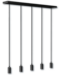 Segula hanglamp systeem MADOX 5X voor 5 lampen 1,5 meter kabel 70168