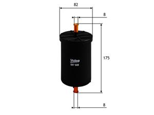 Brandstoffilter VALEO, u.a. für Audi, Seat, Skoda, VW