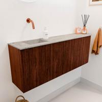 Toiletmeubel Mondiaz Joya Dlux | 111.6 cm | Meubelkleur Ruby | Faye wastafel Glace Wasbak Links | Zonder kraangat(en) Toiletmeubel Mondiaz Joya Dlux | 111.6 cm | Meubelkleur Ruby | Faye wastafel Glace Wasbak Links | Zonder kraangat(en)