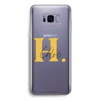 Amber Script: Samsung Galaxy S8 Transparant Hoesje