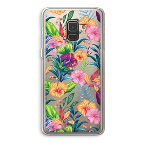 Tropisch 2: Samsung Galaxy A8 (2018) Transparant Hoesje
