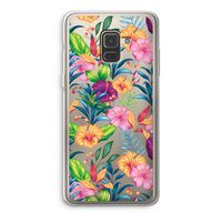 Tropisch 2: Samsung Galaxy A8 (2018) Transparant Hoesje
