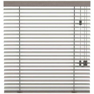 Leen Bakker - Fenstr En Jaloezie Oslo 50mm - Taupe (20951) - Hout - Grijs - 120x10x10 Cm