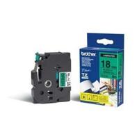 Originele inkt cartridge Brother TZE741 Zwart Zwart/Groen 18mm - thumbnail
