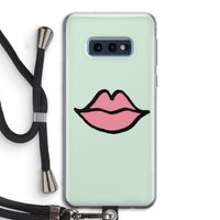 Kusje: Samsung Galaxy S10e Transparant Hoesje met koord