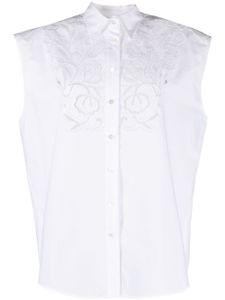 P.A.R.O.S.H. chemise Canyox en poleine - Blanc