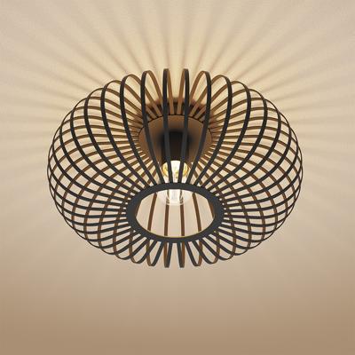 HOFTRONIC™ Cosmos - LED Plafondlamp - Dimbaar - E27 Fitting - Zwart