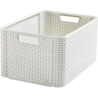 Curver Opbergmandje Rattan S Wit