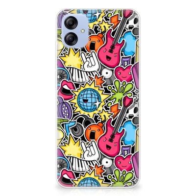 Samsung Galaxy A04e | Sillicone Back Cover | Punk Rock