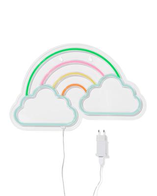 HEMA Neonlamp 47.8x30.5cm Regenboog