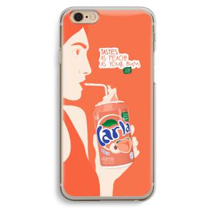 Peach please!: iPhone 6 / 6S Transparant Hoesje