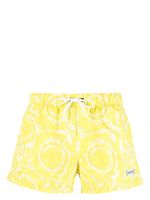 Versace short de bain à imprimé Barocco - Jaune - thumbnail