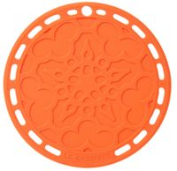 LE CREUSET - Siliconen - Onderzetter 20cm Oranje - thumbnail