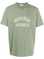 Woolrich t-shirt en coton à logo imprimé - Vert