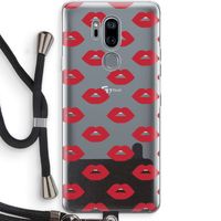 Lips: LG G7 Thinq Transparant Hoesje met koord