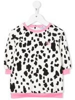 Chiara Ferragni Kids robe-pull à imprimé animalier - Blanc - thumbnail