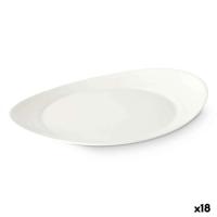 Eetbord Vivalto LYBP-120 LYBP-120 Wit Opaal glas 30,5 x 3 x 26 cm (18 Stuks)