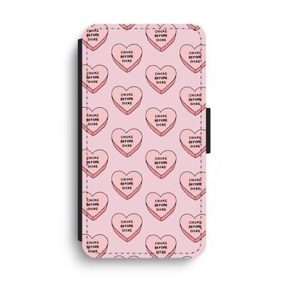 Chicks before dicks: iPhone XS Max Flip Hoesje