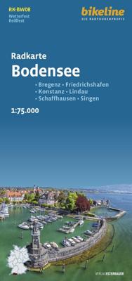 Fietskaart BW08 Bikeline Radkarte Bodensee | Esterbauer