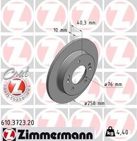Remschijf Coat Z 610372320